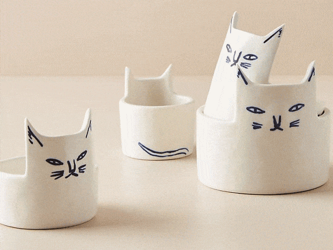 cat measuring cups for baking - shopping - goodhomesmagazine.com