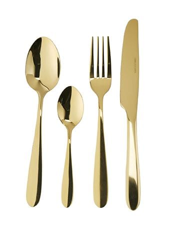 gold cutlery set - 8 of the best gold accessories under £50 - shopping - goodhomesmagazine.com