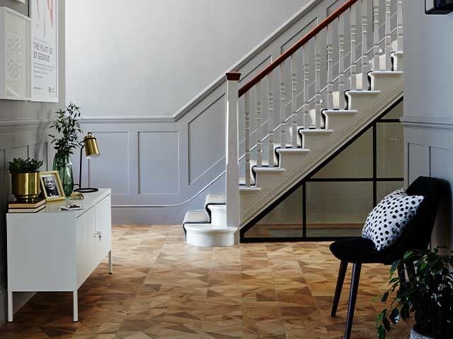 hallway lvt flooring - 6 decorating tips for a durable hallway - hallways - goodhomesmagazine.com