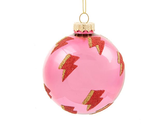 lightning bolt bauble - 7 of the best novelty Christmas baubles - shopping - goodhomesmagazine.com
