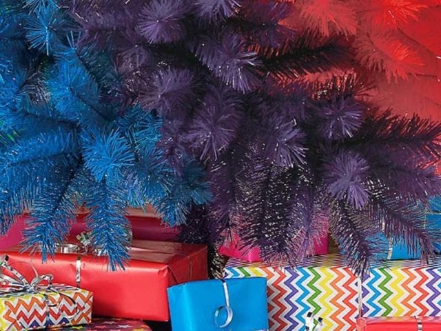 rainbow christmas tree - news - goodhomesmagazine.com