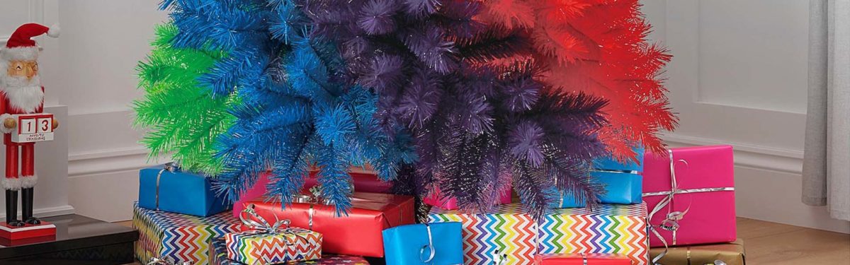 rainbow christmas tree - news - goodhomesmagazine.com