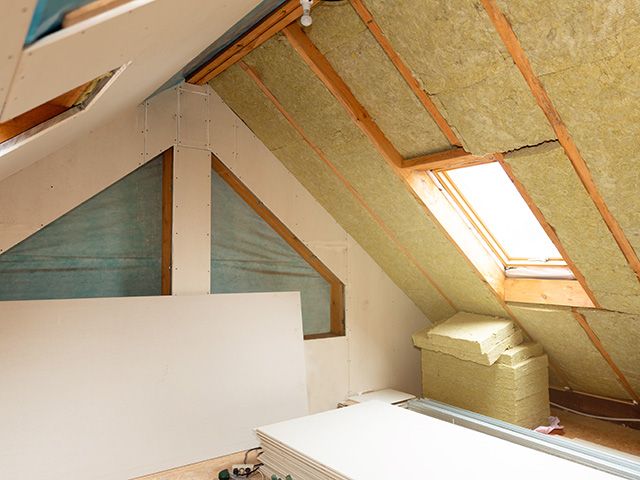 roof insulation installation - green homes grant - goodhomesmagazine.com