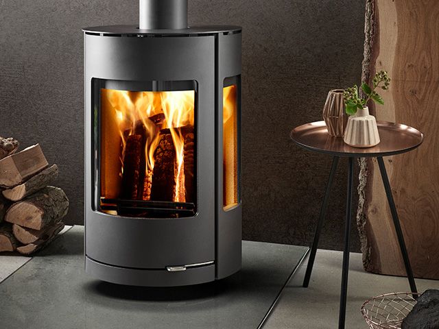 modern freestanding woodburning stove - living room - goodhomesmagazine.com