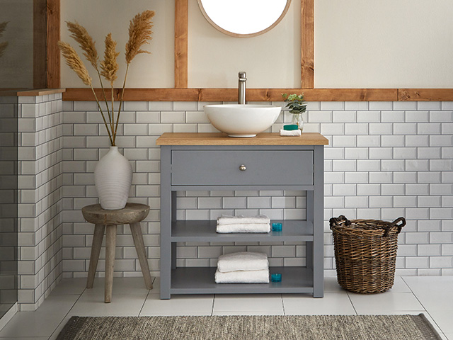 bathroom with traditional vanity unit - goodhomesmagazine.com