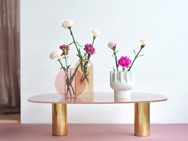 carnation flowers in modern home setting - goodhomesmagazine.com