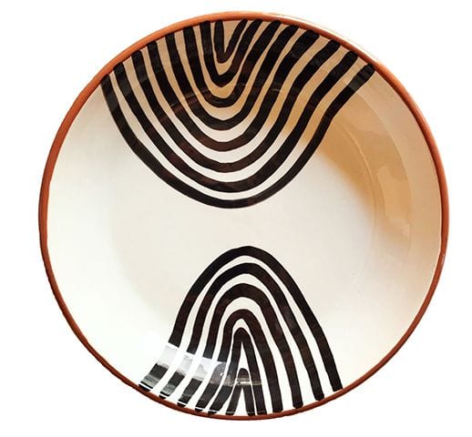 ceramic arch plate - interior trends for 2020: artistic arches - shopping - goodhomesmagazine.com