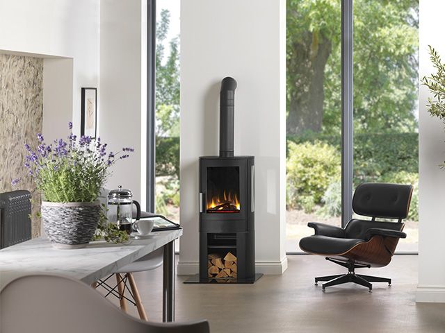 electric woodburner effect - buyer's guide to electric heating - shopping - goodhomesmagazine.com