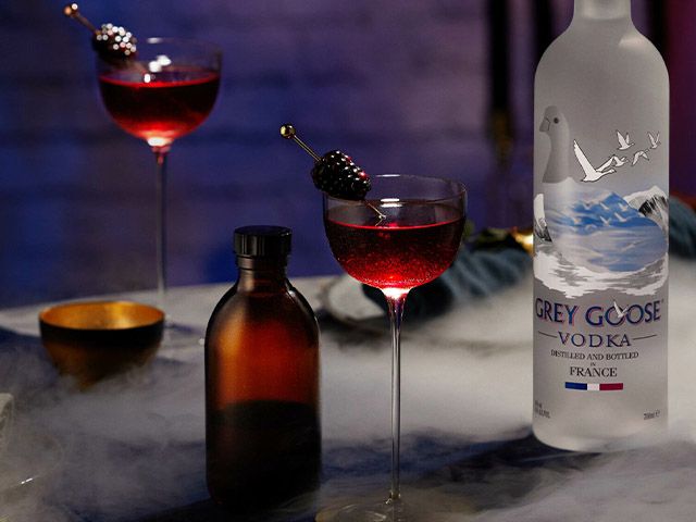 grey goose cocktail - 4 halloween-themed cocktail recipes - kitchen - goodhomesmagazine.com
