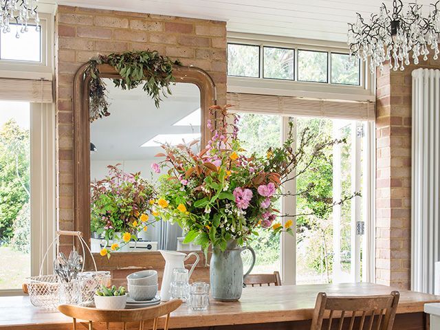 kitchen with exposed brick wall - inspiration - goodhomesmagazine.com