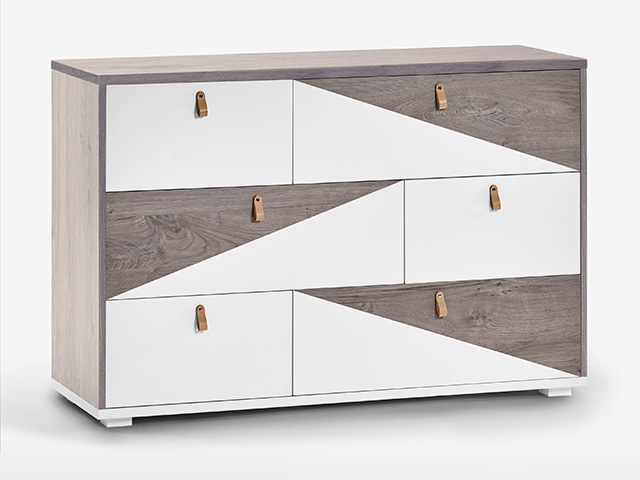 geometric chest of drawers - kids bedroom - goodhomesmagazine.com