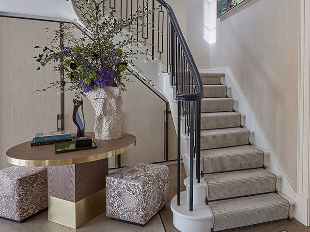 plant staircase - 6 styling ideas for filling an empty corner - inspiration - goodhomesmagazine.com