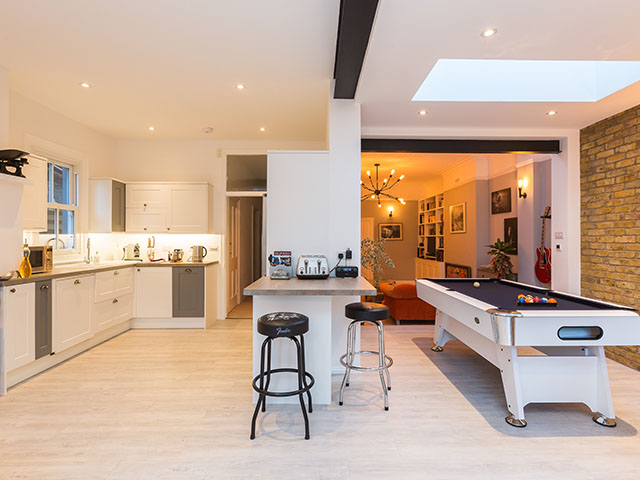 open plan living extension