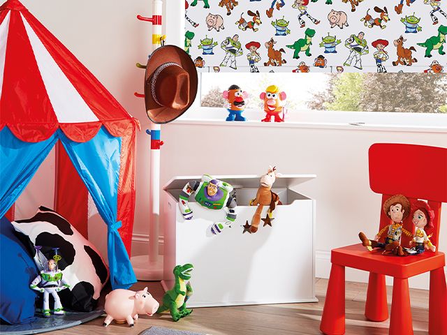 red toy story nursery - the best and worst colours to paint a nursery - childrens room - goodhomesmagazine.com