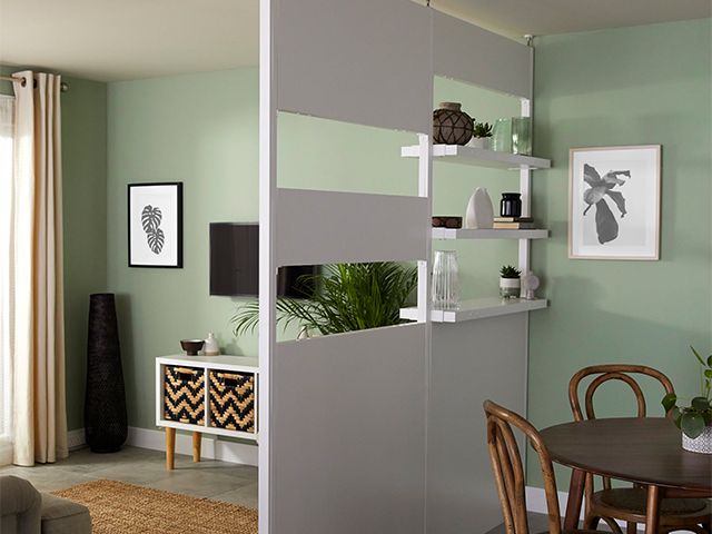 room dividers with shelves - B&Q launches modular room dividers for working from home - news - goodhomesmagazine.com