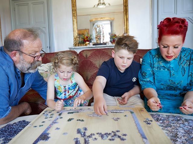 strawbridge family- get your hands on the escape to the chateau personalised tiles - news - goodhomesmagazine.com