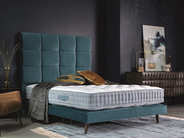 teal velvet bed barker and stonehouse - 7 of the best mattresses for 2020 - shopping - goodhomesmagazine.com