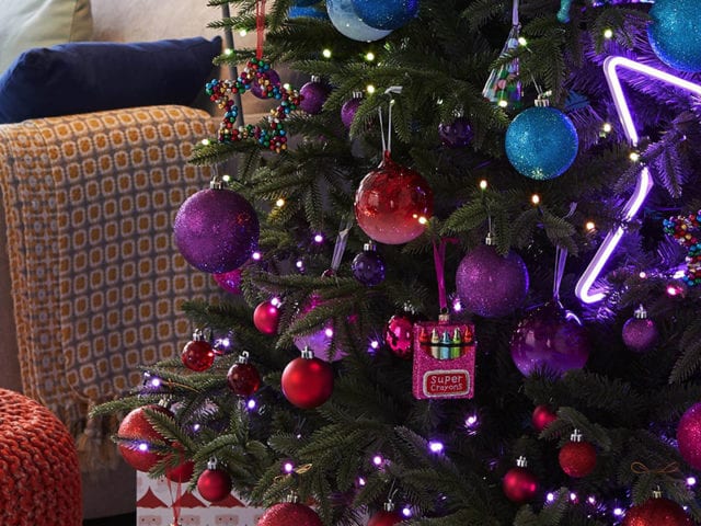 rainbow christmas tree from john lewis