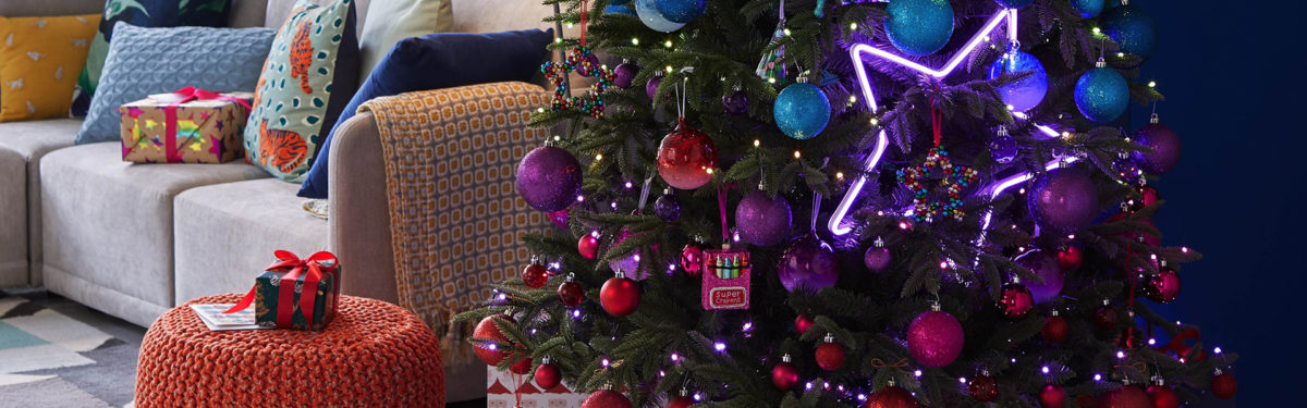 rainbow christmas tree from john lewis