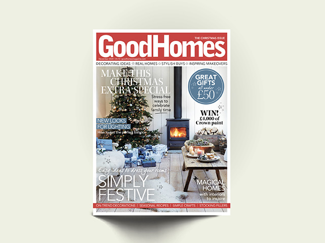 cover of good homes december 2020 issue