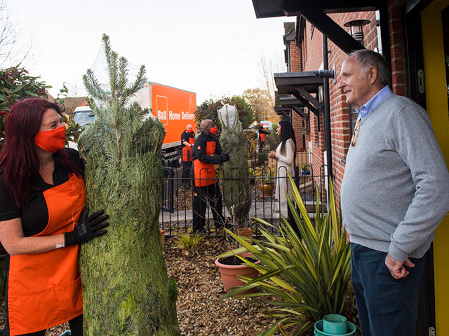 b&q christmas tree