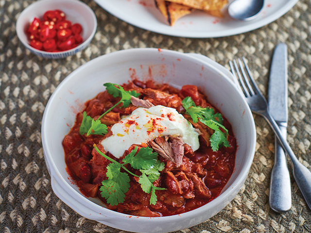 duck chilli con carne