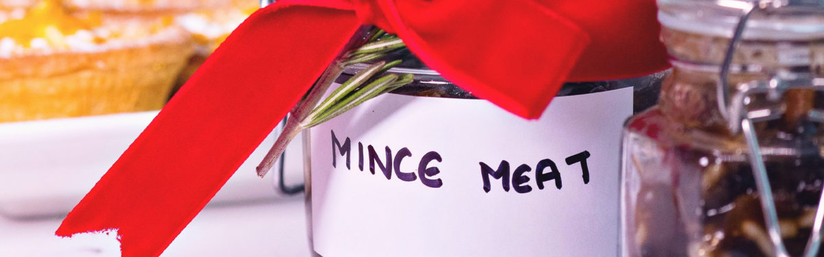 mincemeat in festive jar