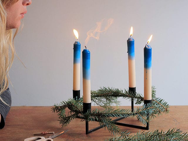 ombre candles for gifting