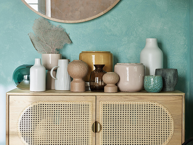 Alt text - John Lewis Modern Mediterranean Rattan Sideboard - 2021 trends - goodhomesmagazine.com