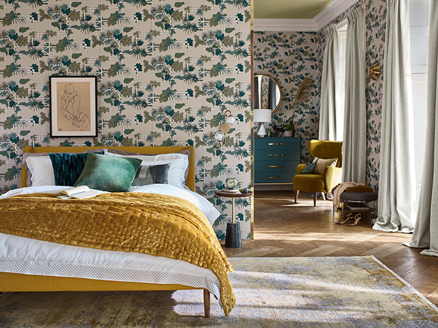 John Lewis Heritage Revival scheme bedroom - 2021 trends - goodhomesmagazine.com