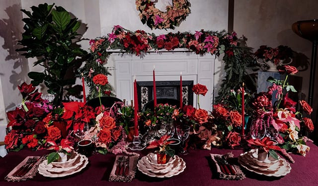 romantic dinner table look for new years eve - ideas for 2020 - goodhomesmagazine.com