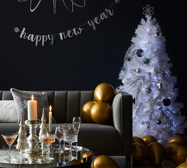 new years eve decorations - ideas for 2020 - goodhomesmagazine.com