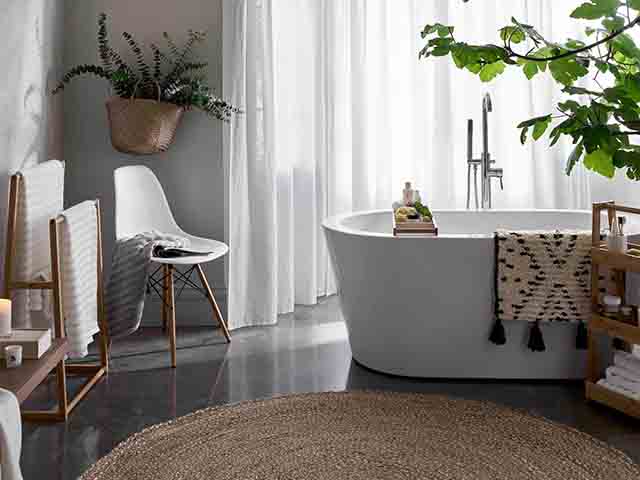 bathscape ideas for a bohemian bathroom