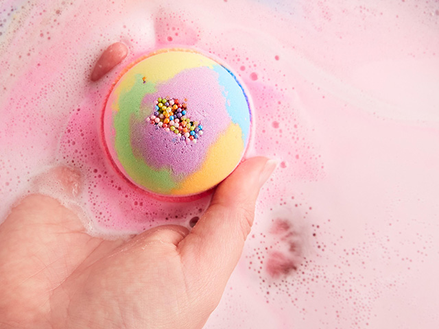 colourful bath bomb from primark - goodhomesmagazine.com