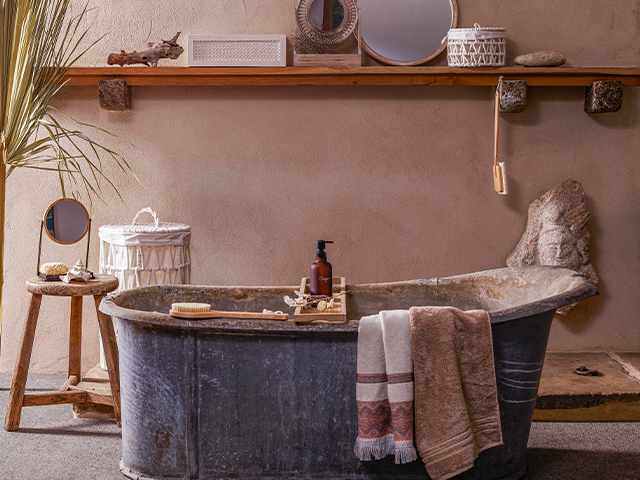 steel bath bathroom