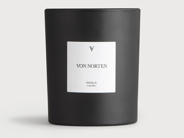 Von Norten Vanilla Candle - cosy bathrooms - goodhomesmagazine.com