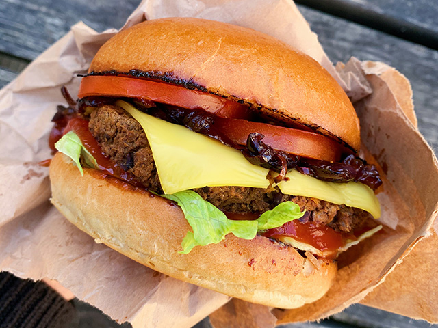 vegan black bean burger recipe - goodhomesmagazine.com