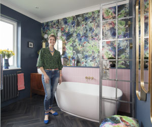 Bathroom makeover: A colourful transformation for an out-dated scheme