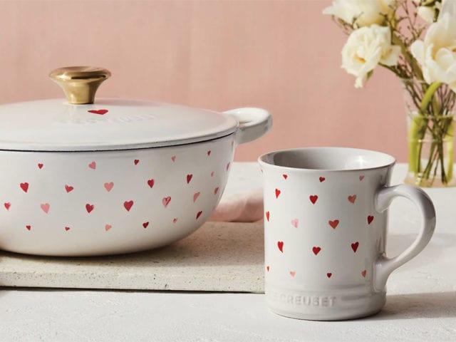 Le Creuset Delicate Heart Collection