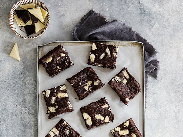 Vegan Horlicks Brownies, Lucy Hosier @whatluceeats