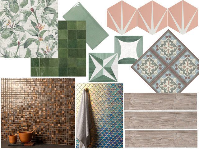 bathroom tiles moodboard