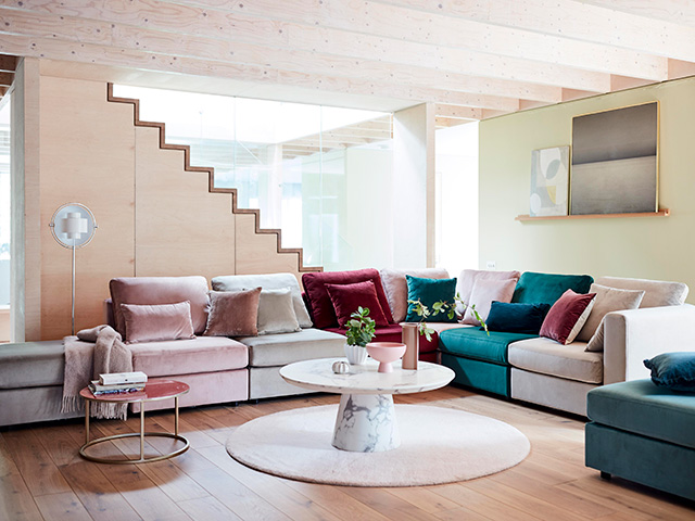 mix and match modular sofa - goodhomesmagazine.com