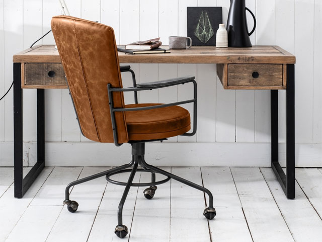 Leather office chair