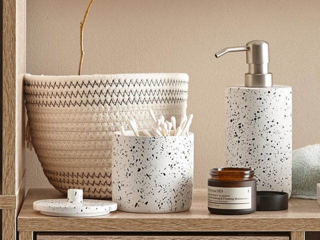 warm wooden neutral bathroom scheme - cosy bathroom ideas - goodhomesmagazine.com