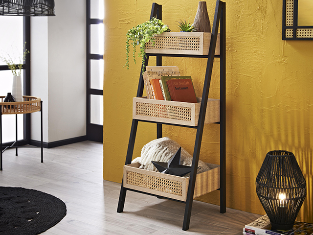 B&M Urban Paradise Cane Shelf, £50 | Good Homes Magazine