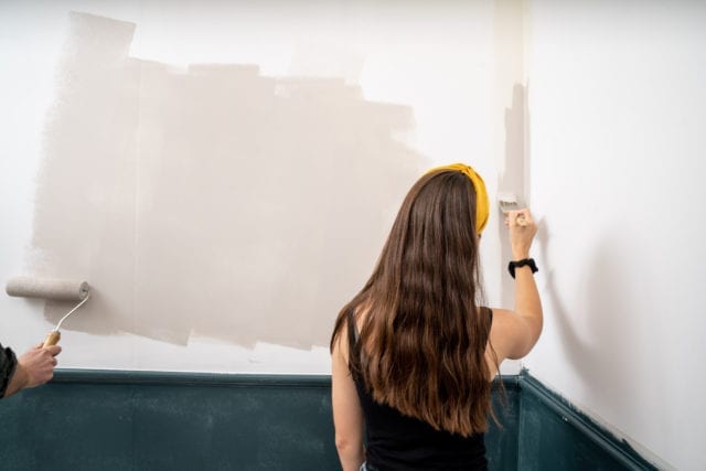 woman painting a wall - competition - goodhomesmagazine.com