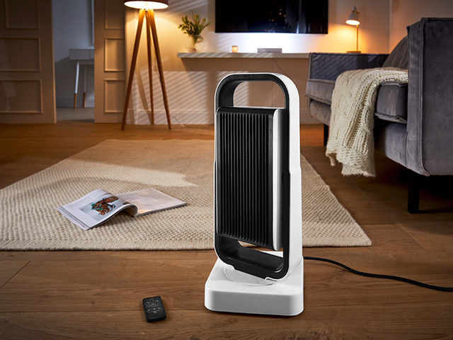 Lidl, Smart Heater in living room £49.99 | Good Homes Magazine