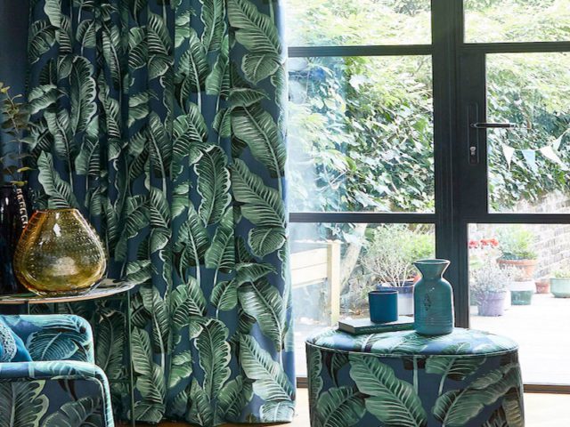curtain trends: jungle print curtains from prestigious textiles