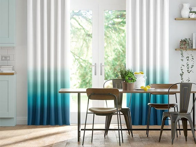 teal ombre curtains: clarissa hulse from curtains2go