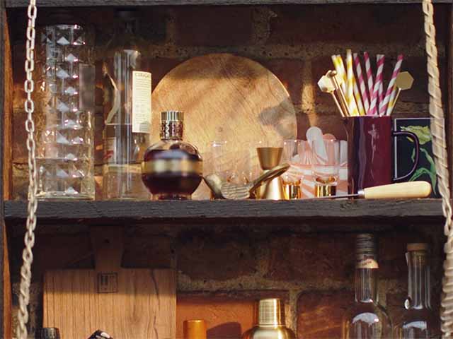 DIY garden bar